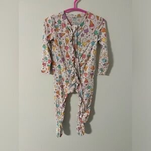 Posh Peanut Ruffle Footie